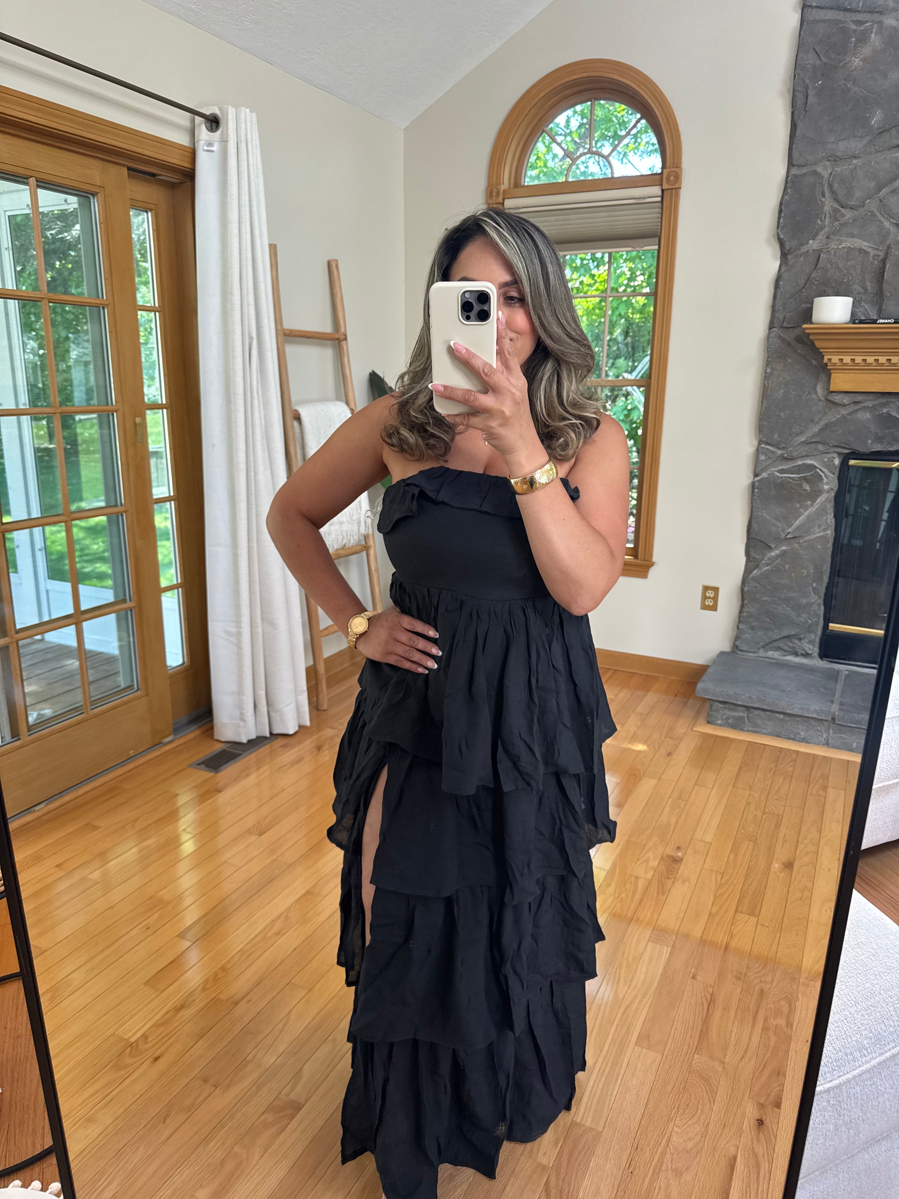 Blooming Ruffled Dress
