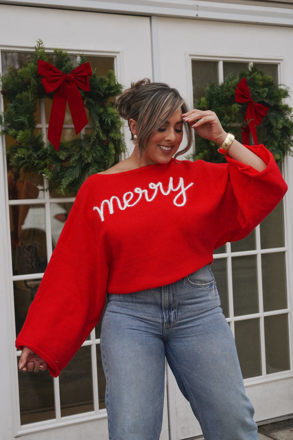 Merry Tinsel Sweater