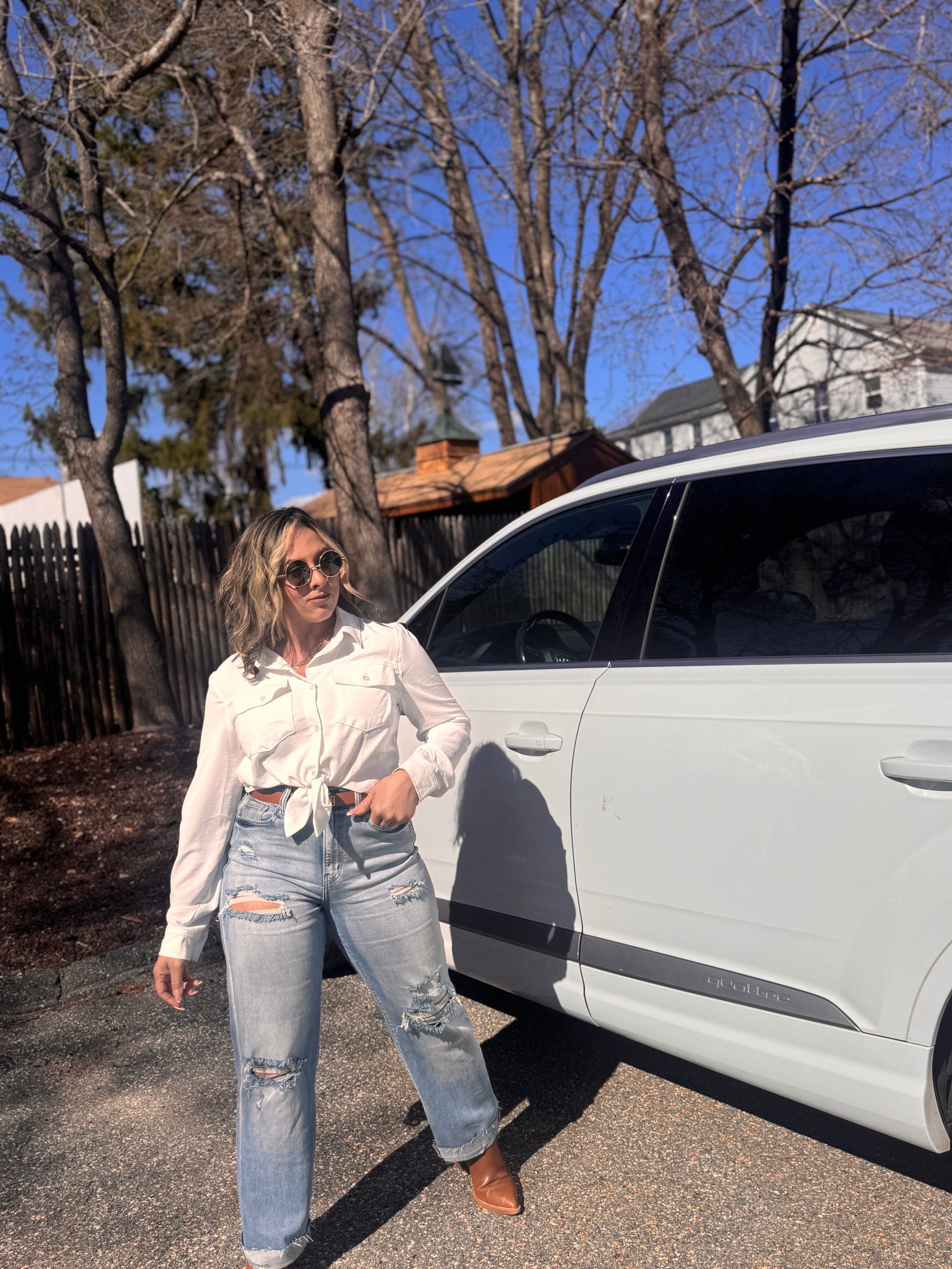 White Button Up