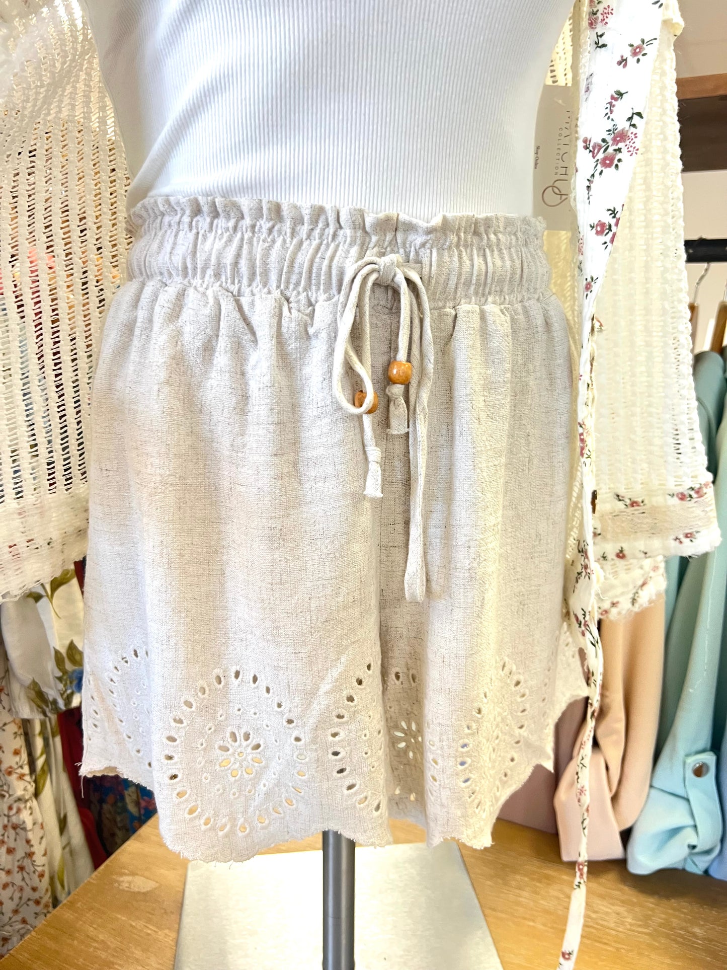 Spring Scallop Shorts