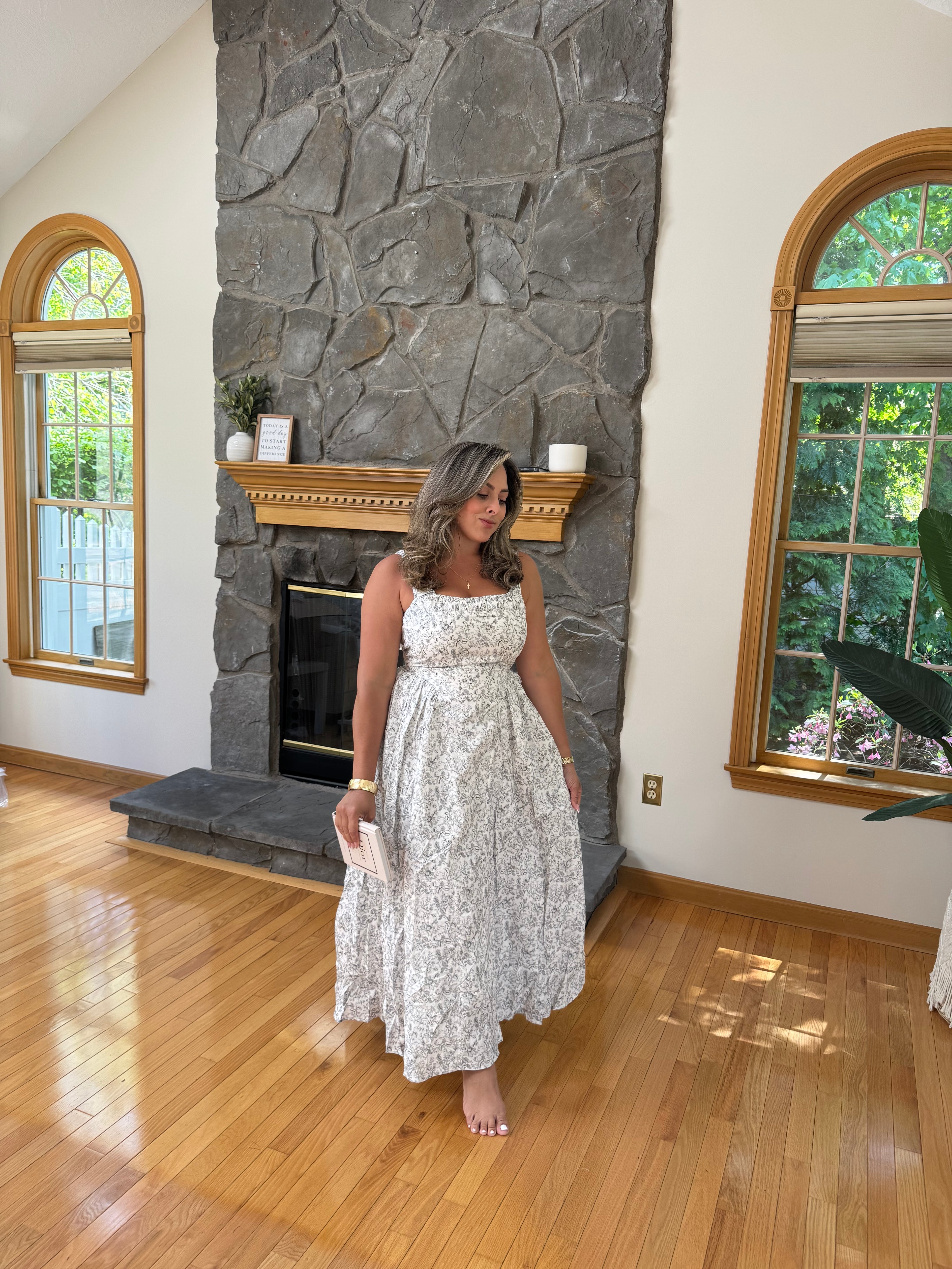Vintage Floral Dress