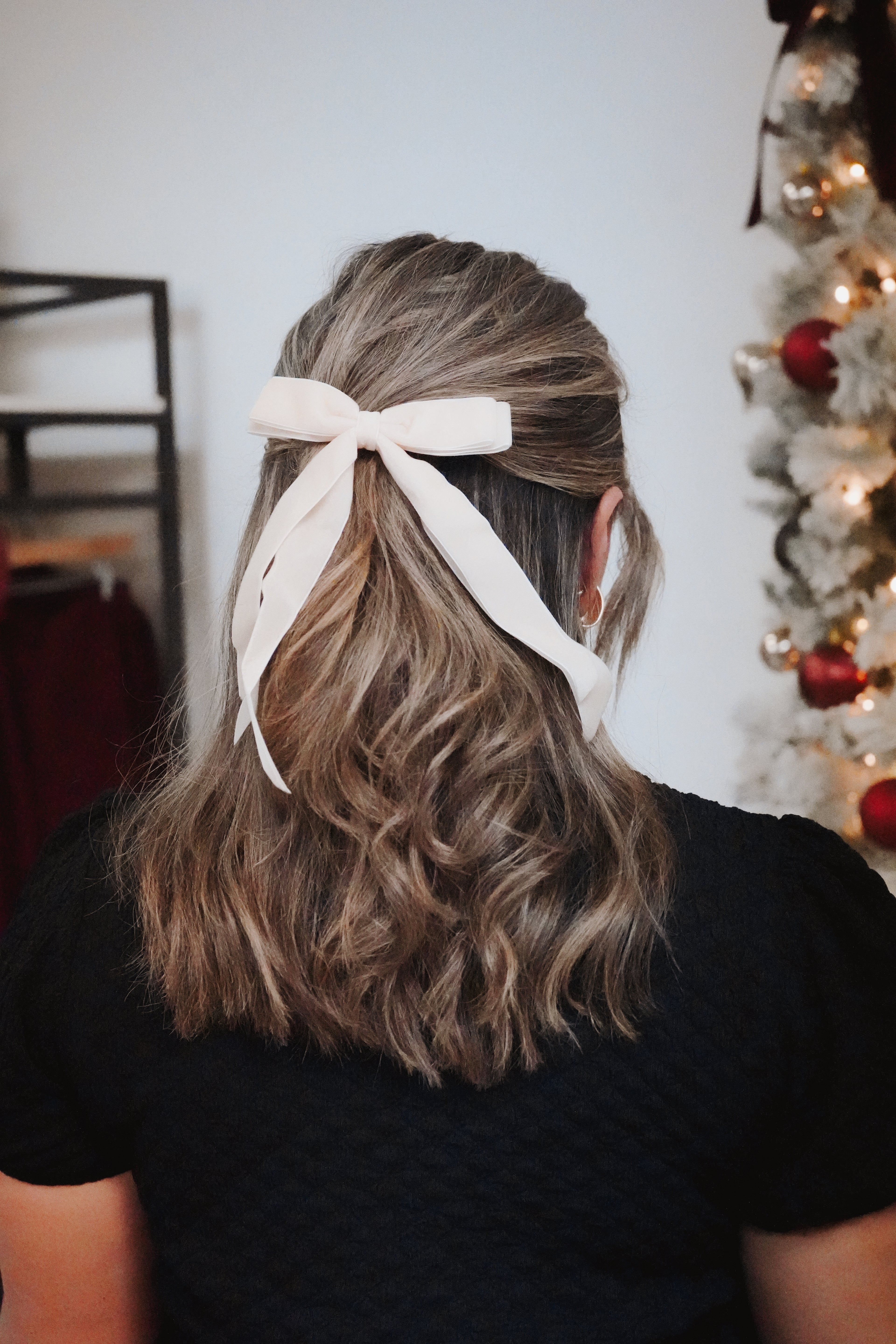 Festive Bow Hair Clip