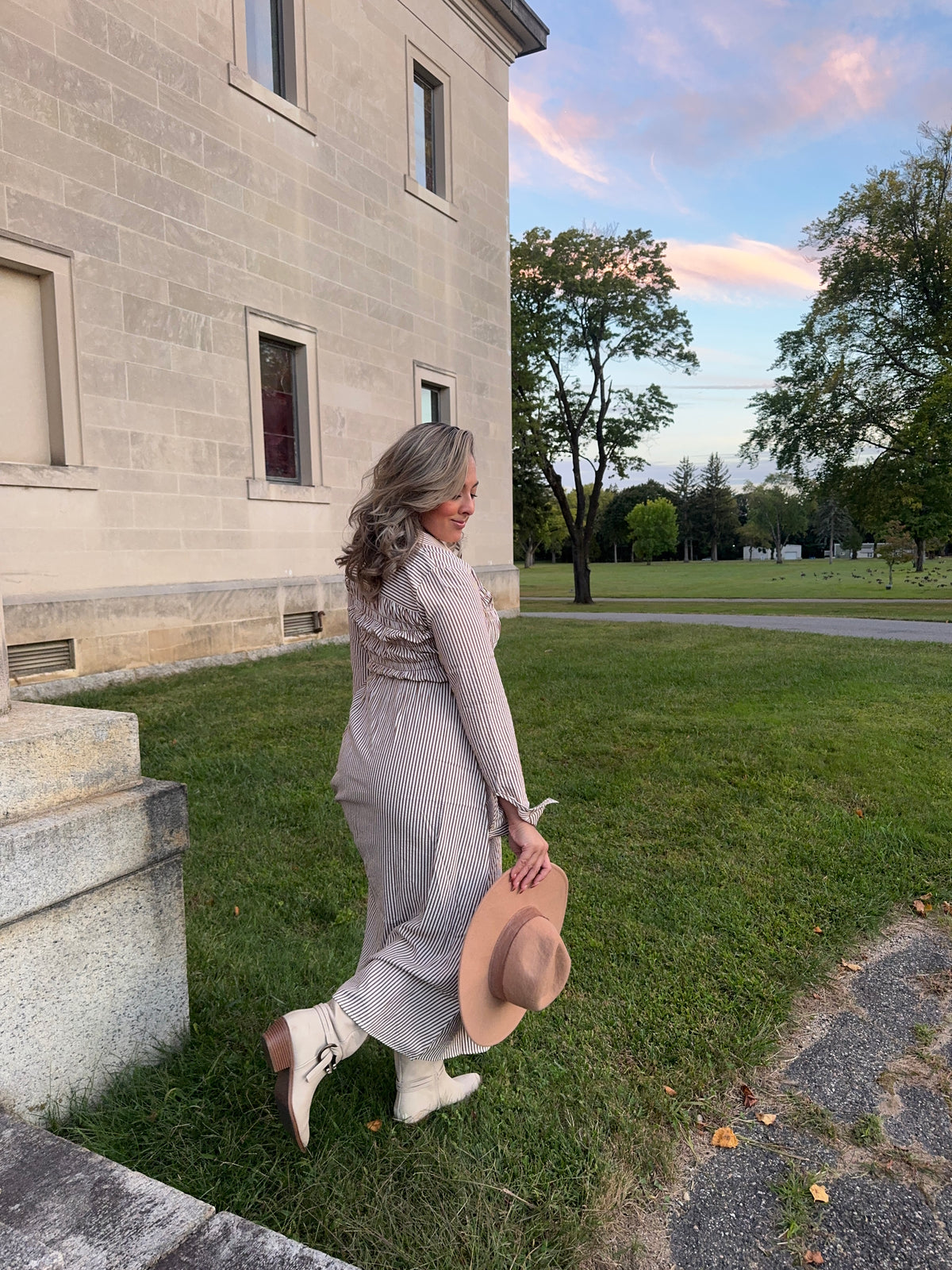 Autumn Brunch Midi Dress