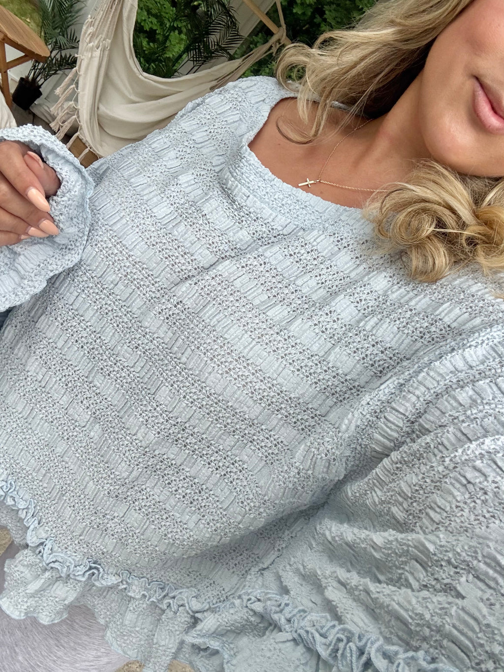 Oversized Ruffled Mitto Top