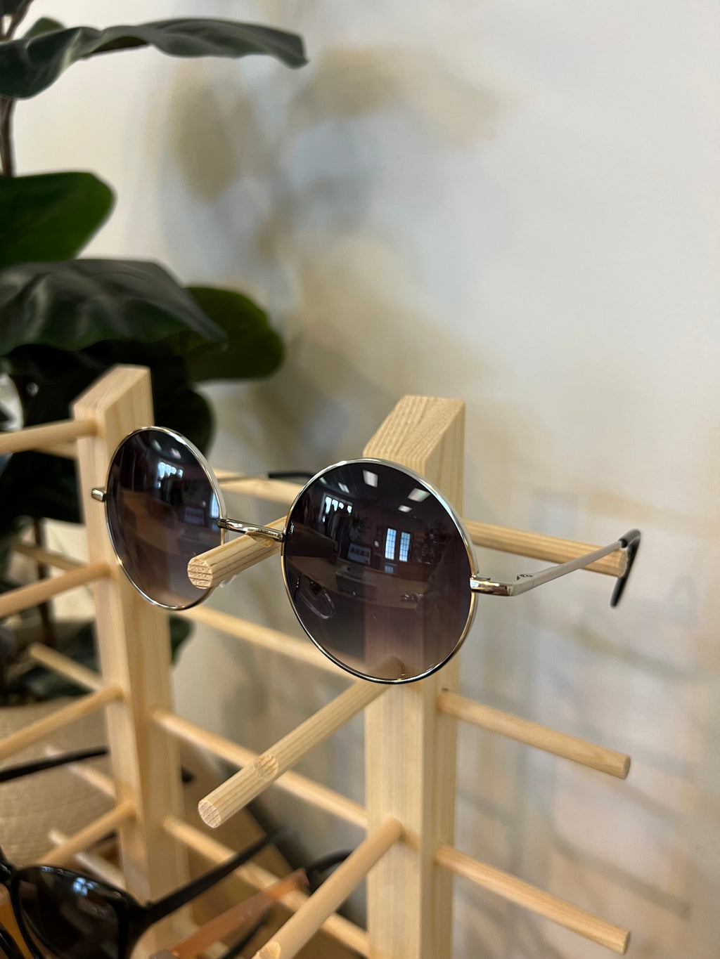 Grey Round Glasses