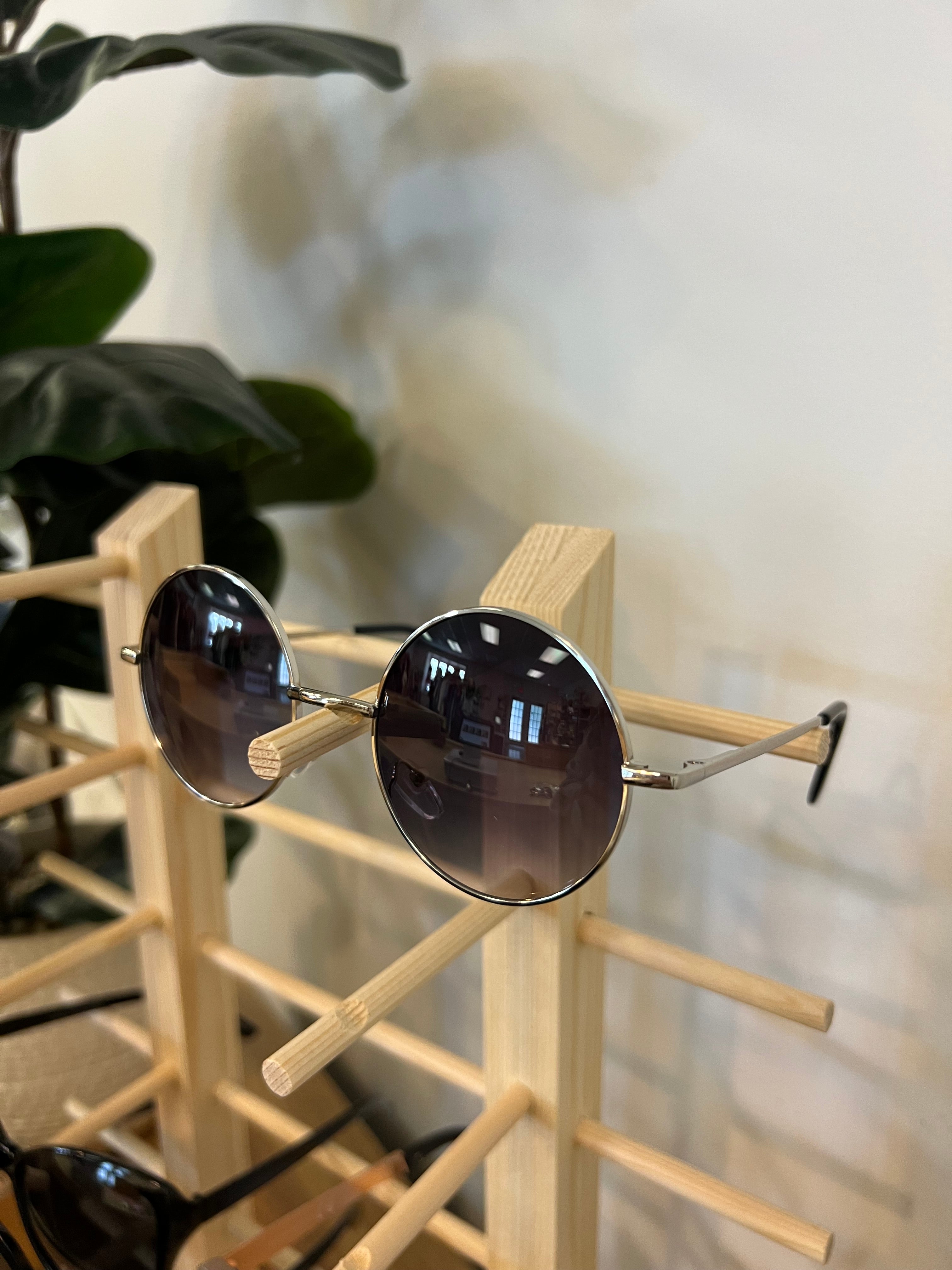 Grey Round Glasses