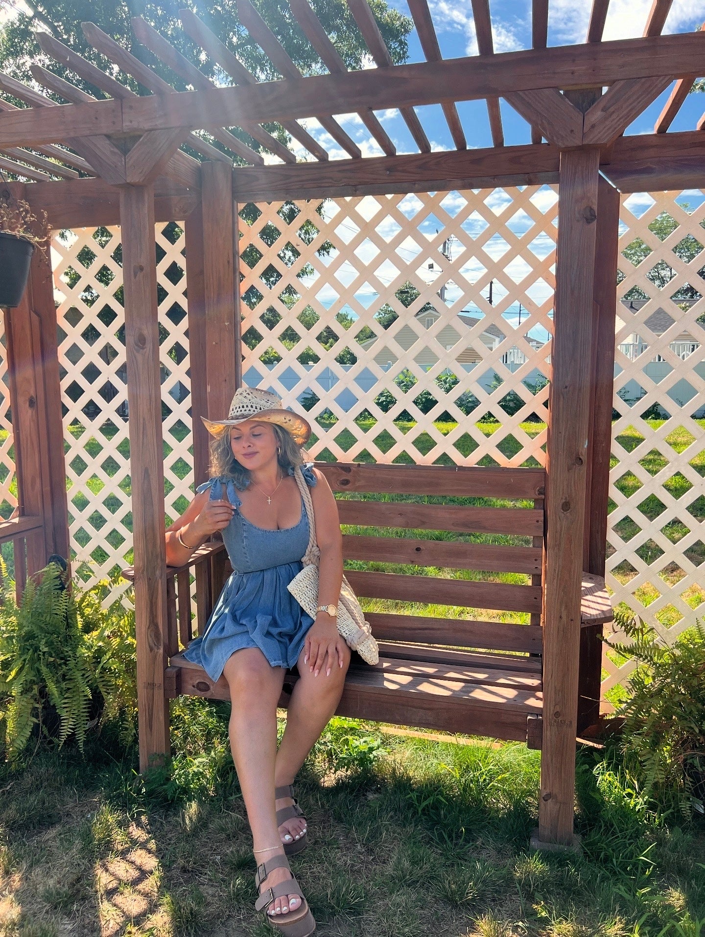 Denim Romper