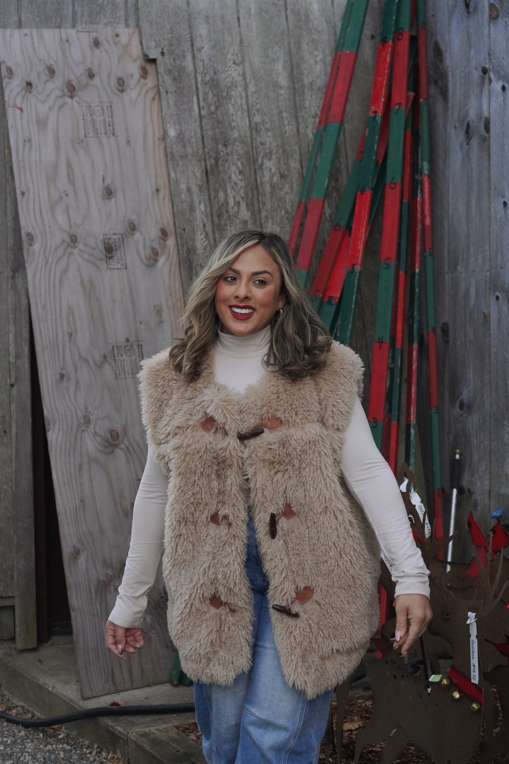 Oversized Fur Vest