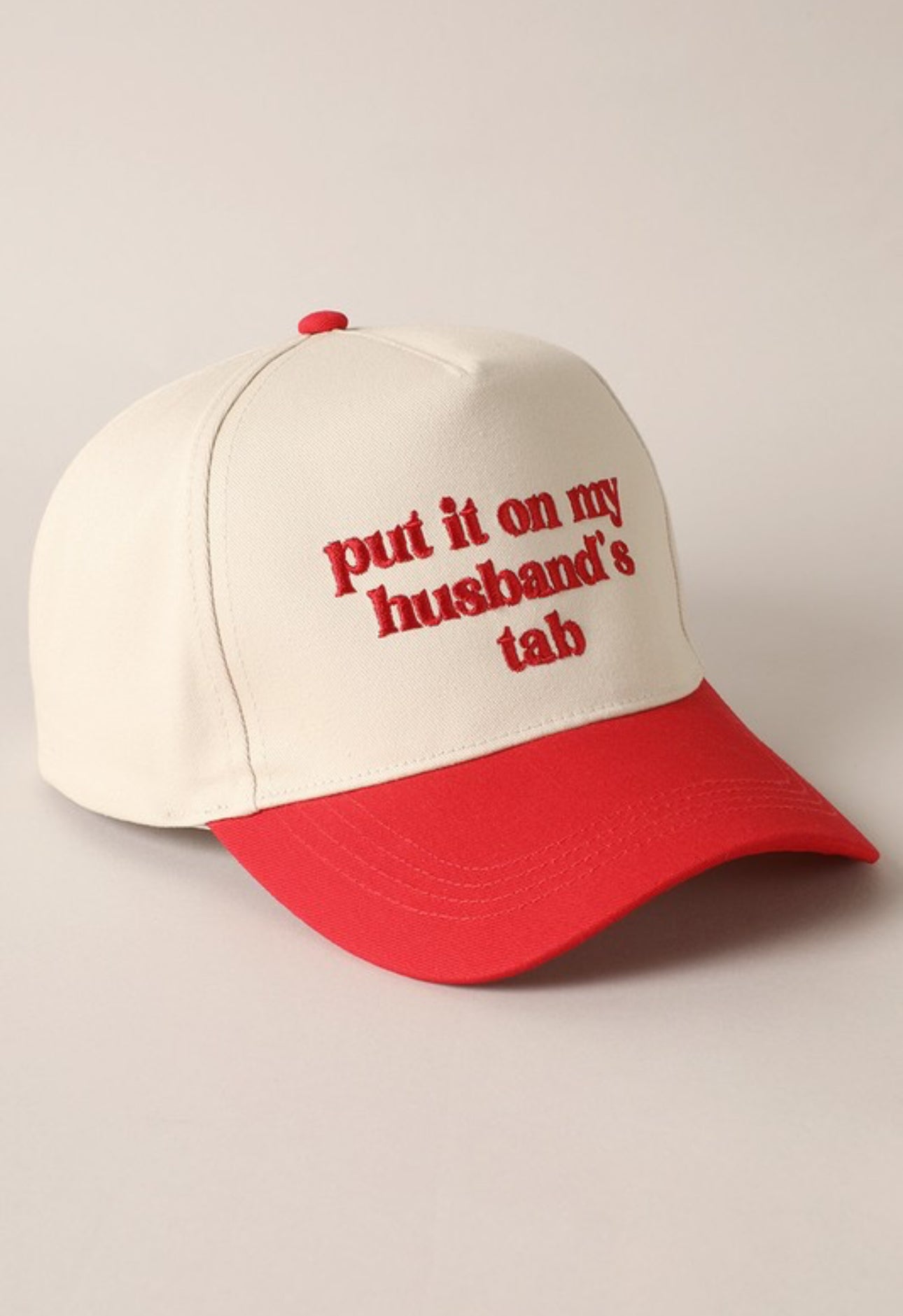 Put it on my Husbands Tab Cap
