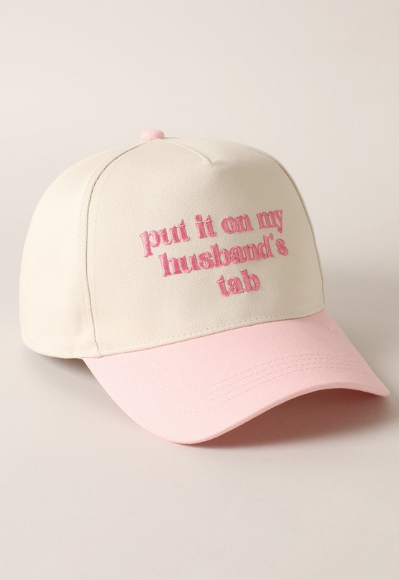 Put it on my Husbands Tab Cap