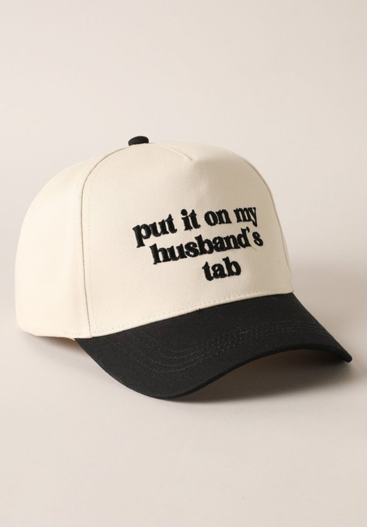 Put it on my Husbands Tab Cap