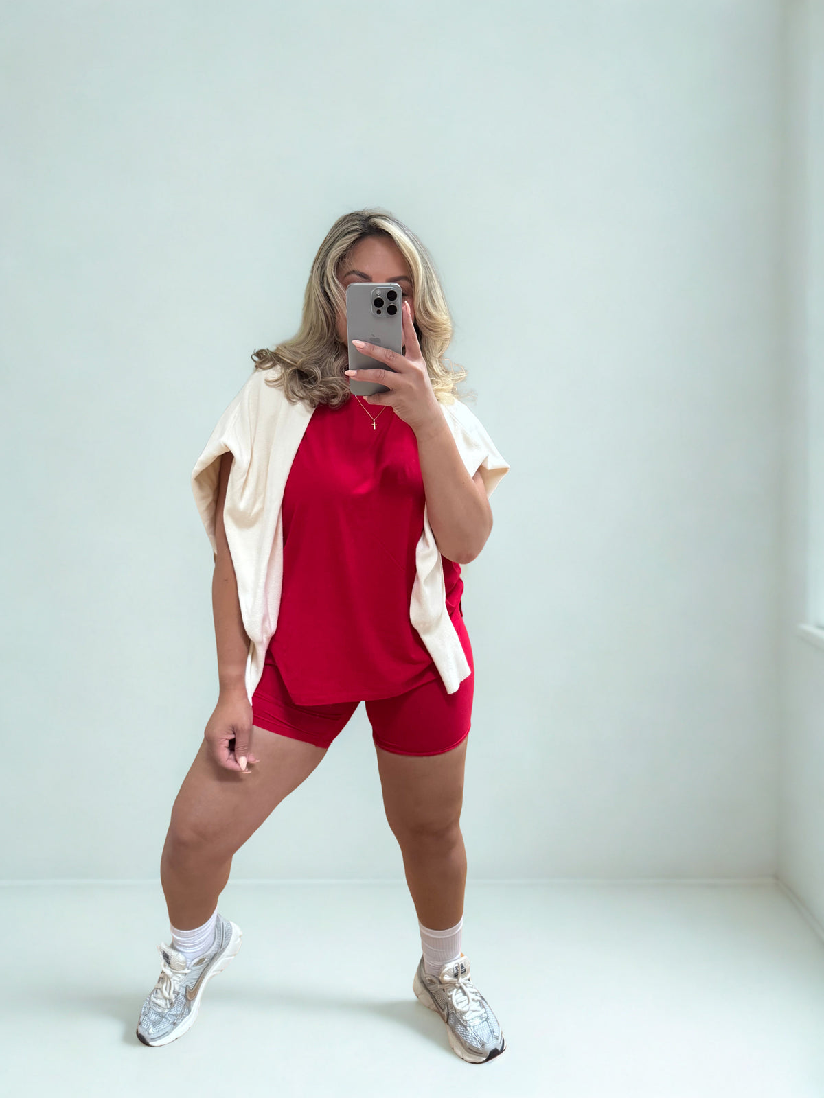 Americana Biker short Set
