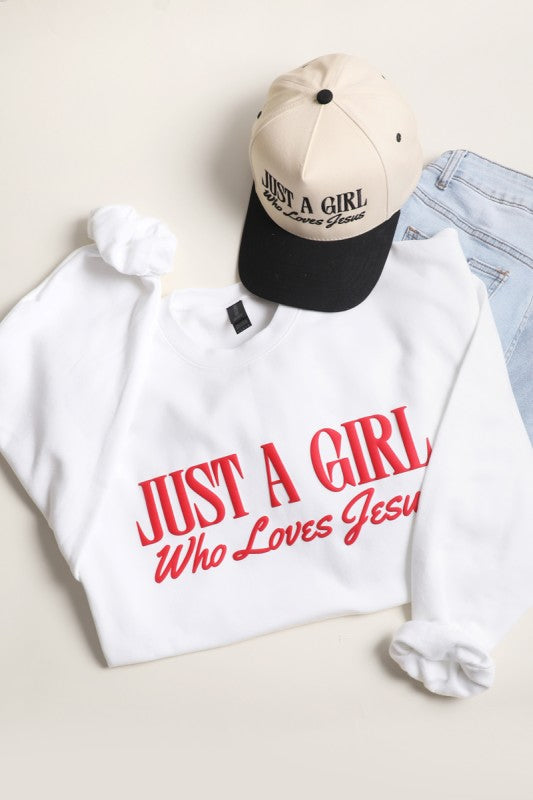 Just A Girl Who Loves Jesus Sweater