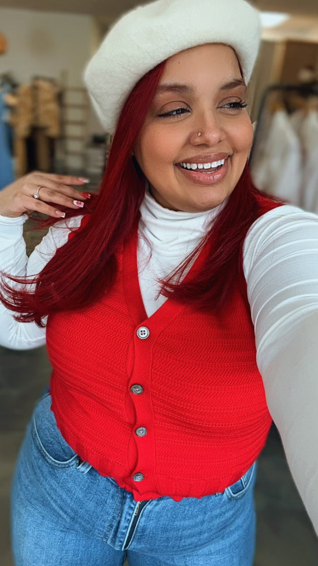 Knitted Vday Vest