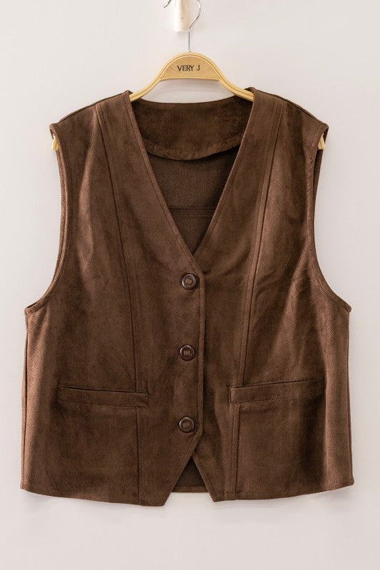 Velvet Chocolate Vest