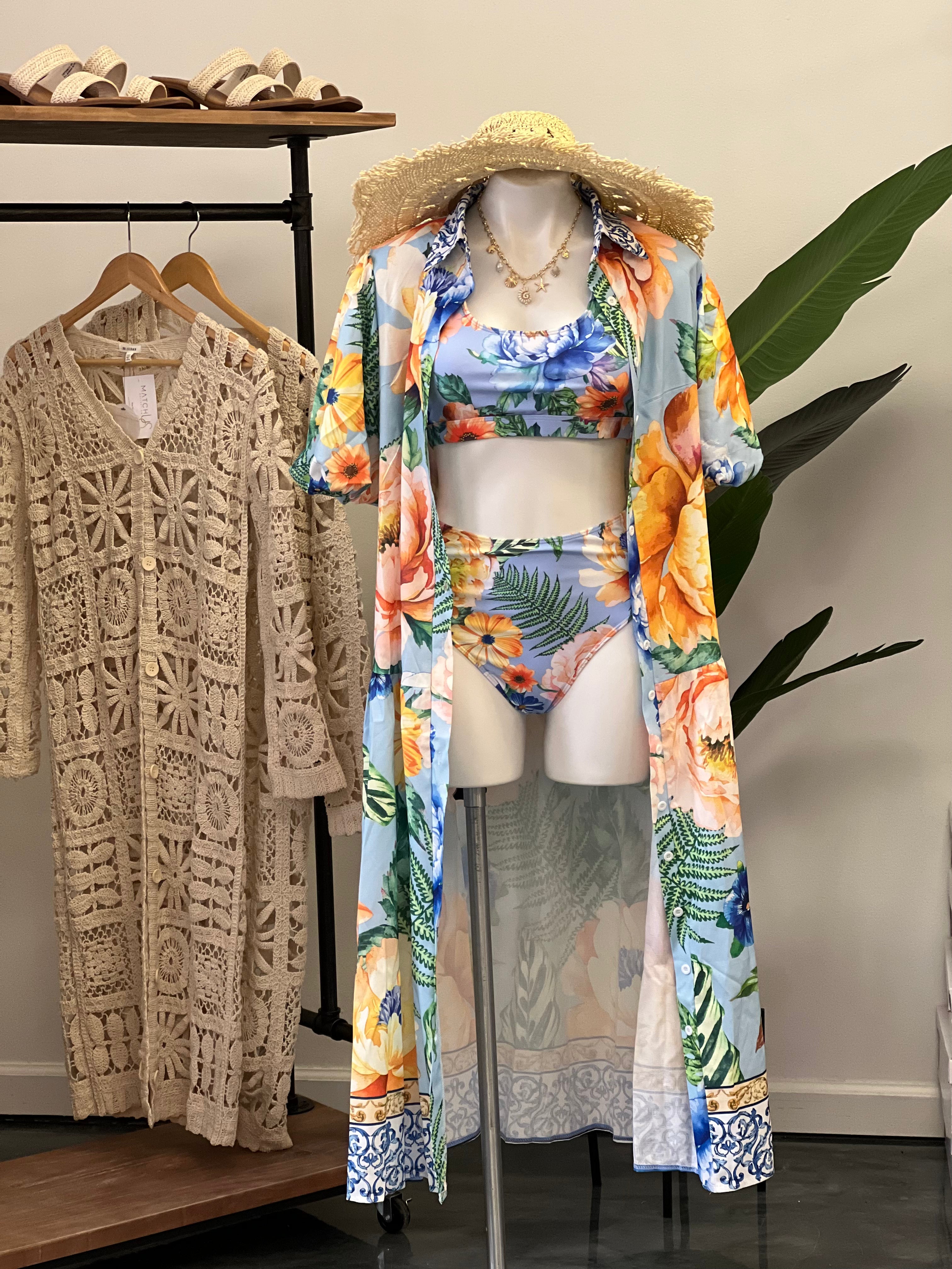 Tropical Summer Maxi Dress