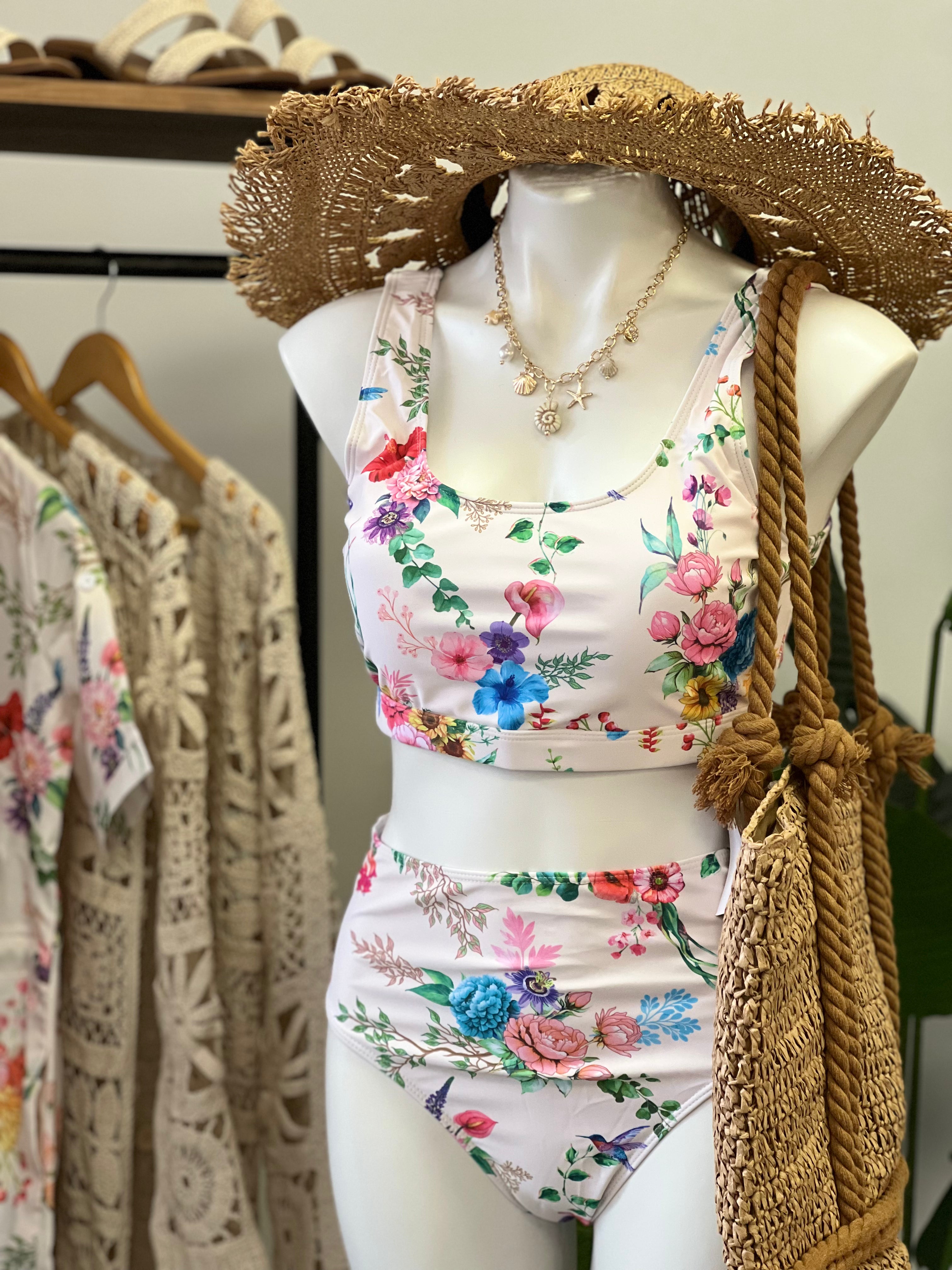 She Blossoms Two Piece Swim Set