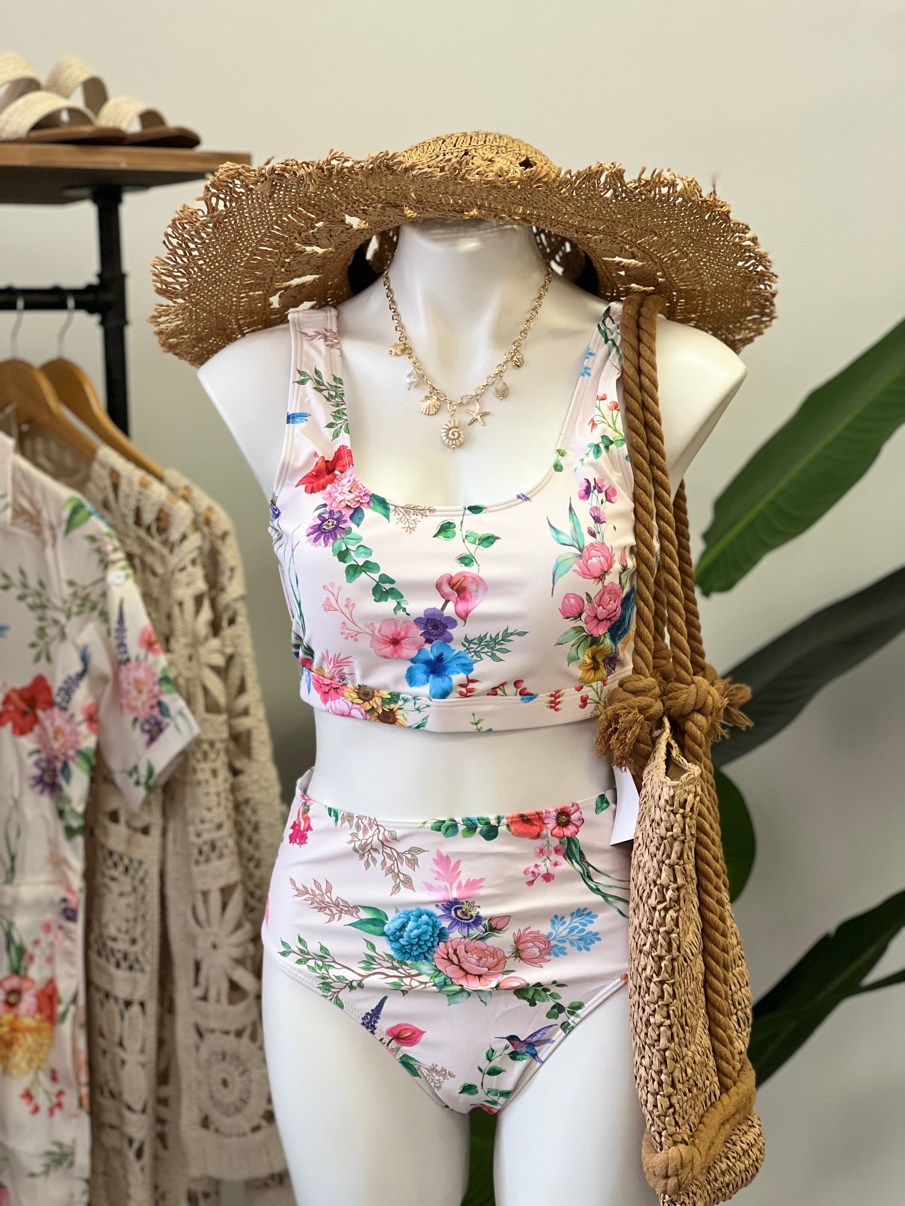 She Blossoms Two Piece Swim Set