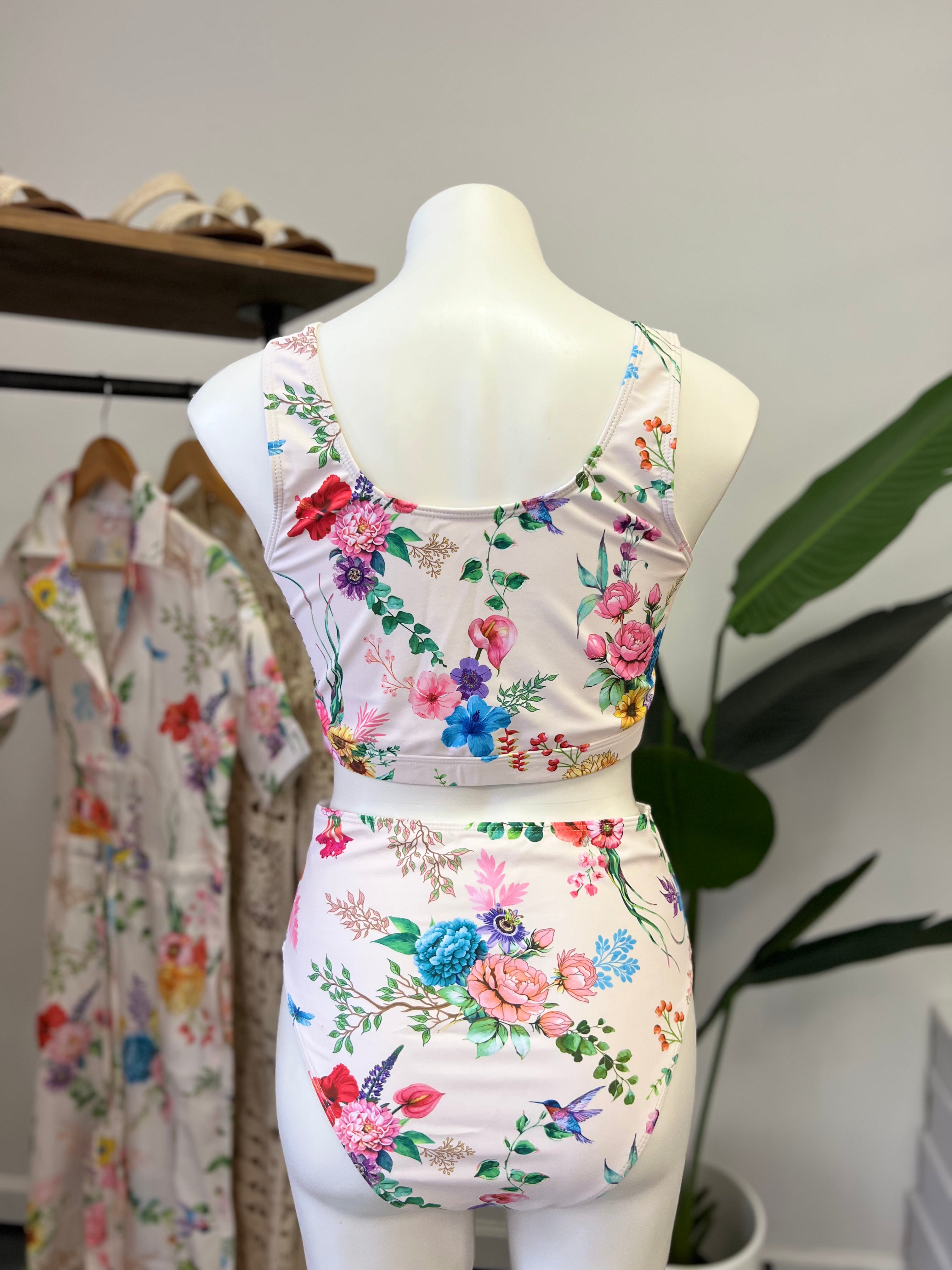 She Blossoms Two Piece Swim Set