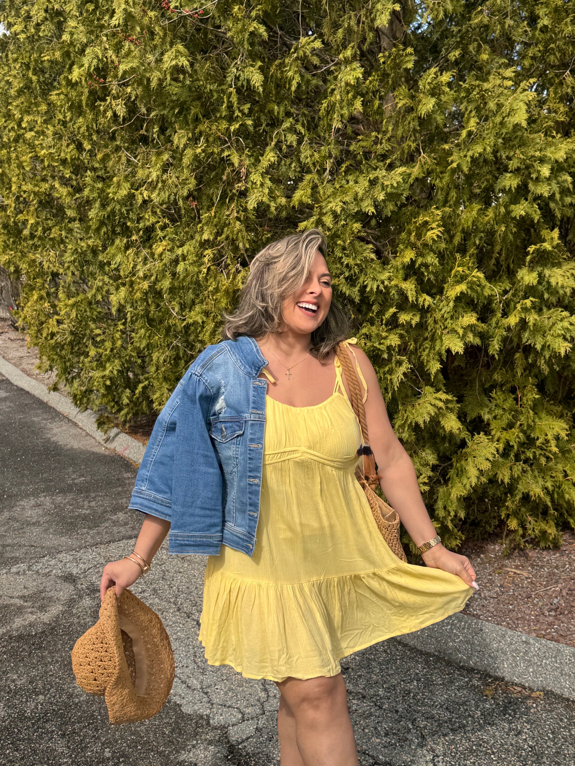 Iris Yellow Spring Dress