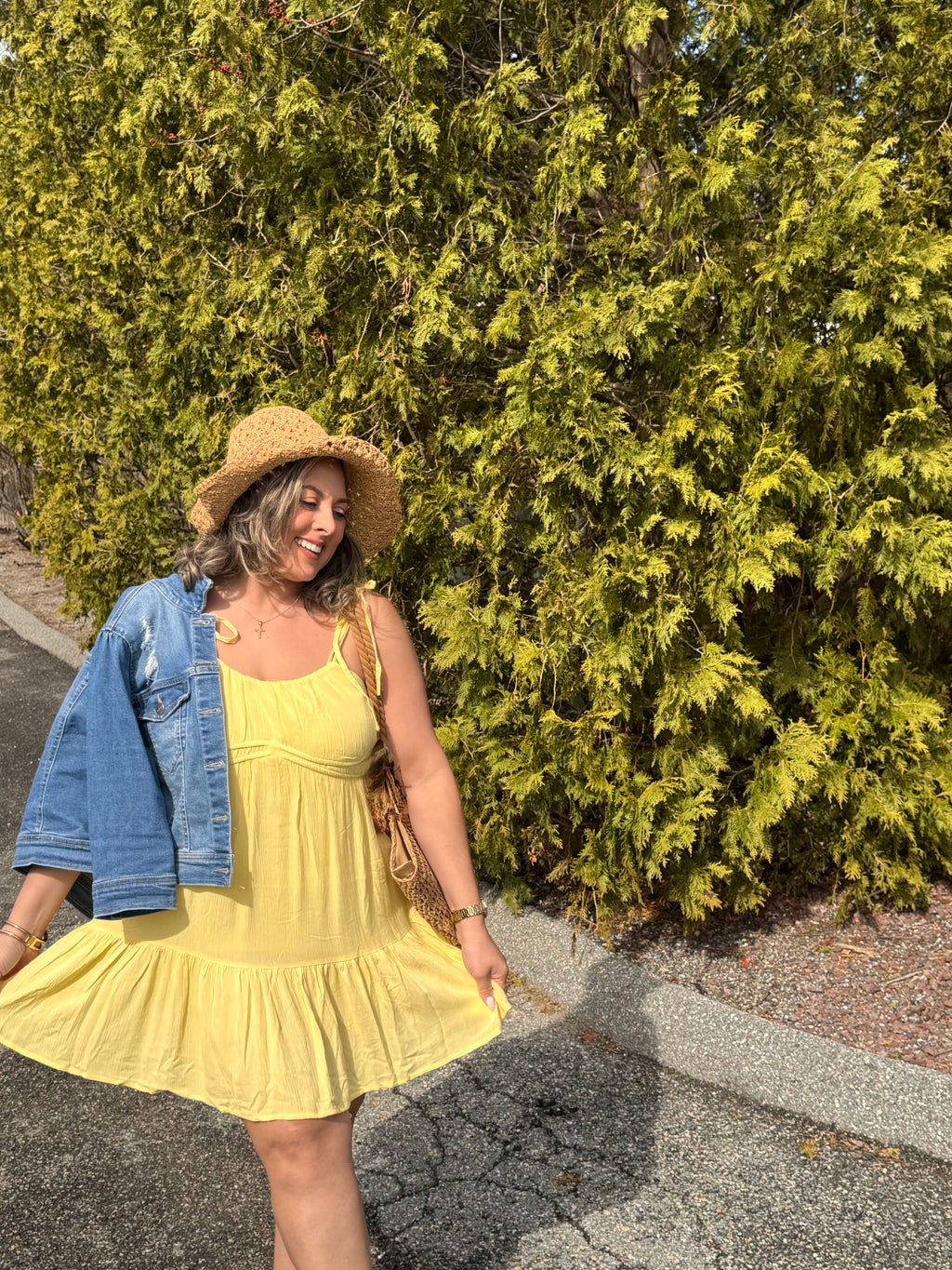 Iris Yellow Spring Dress