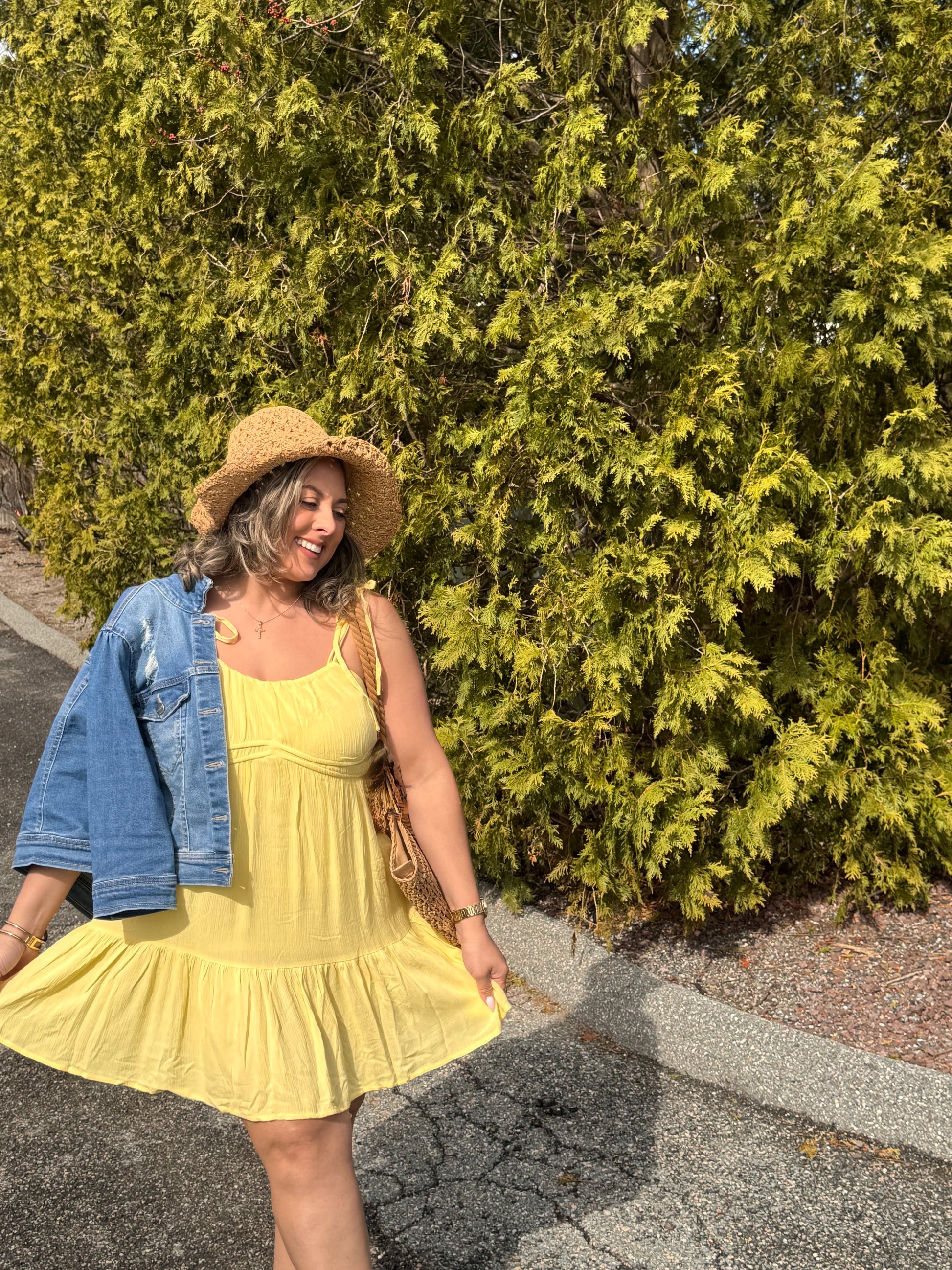 Iris Yellow Spring Dress