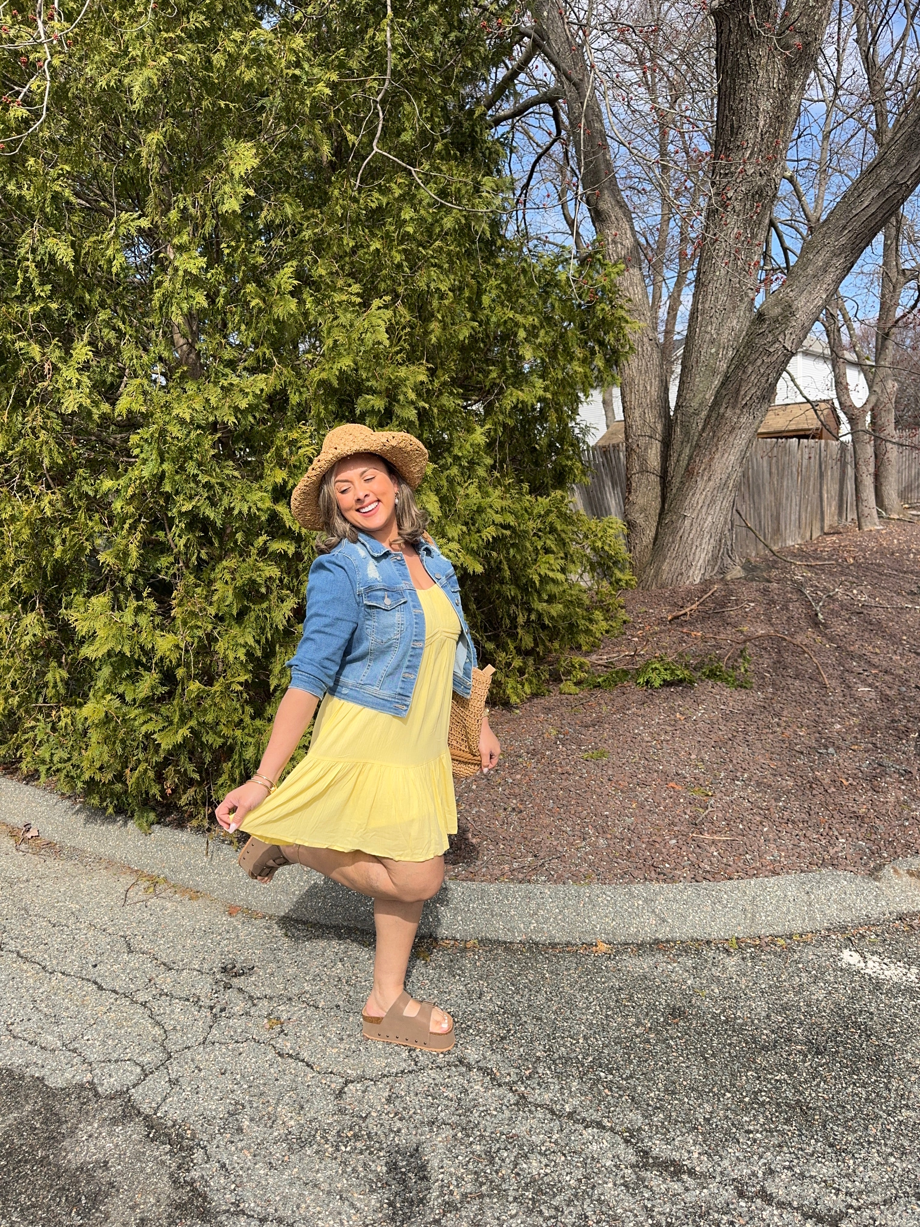 Iris Yellow Spring Dress