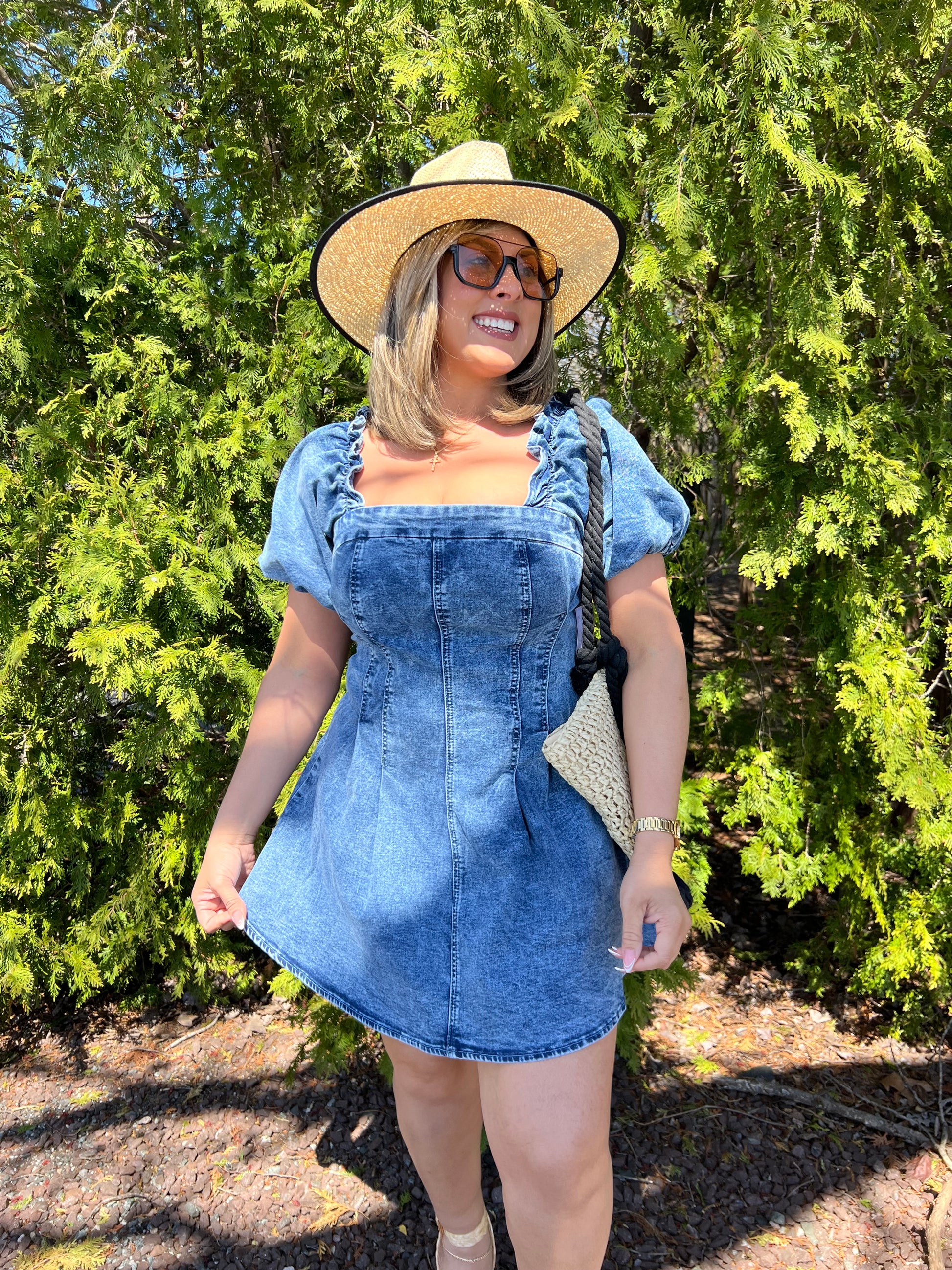 Denim Mini Dress