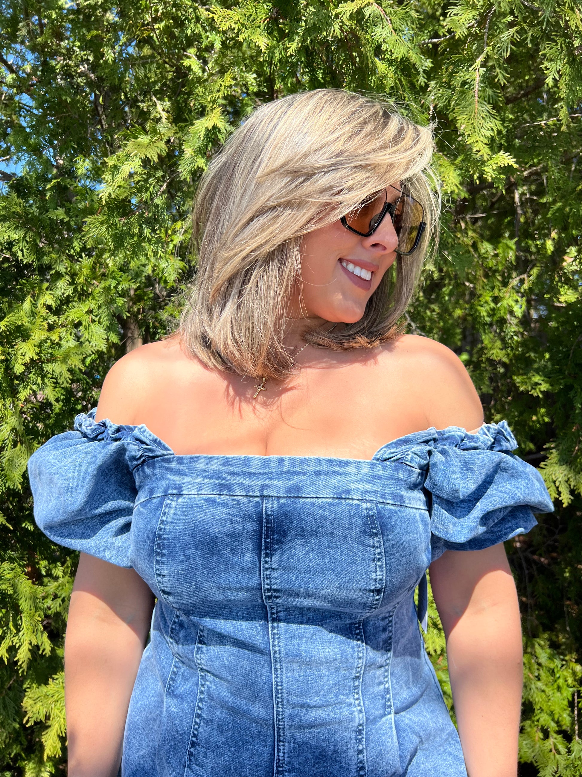 Denim Mini Dress