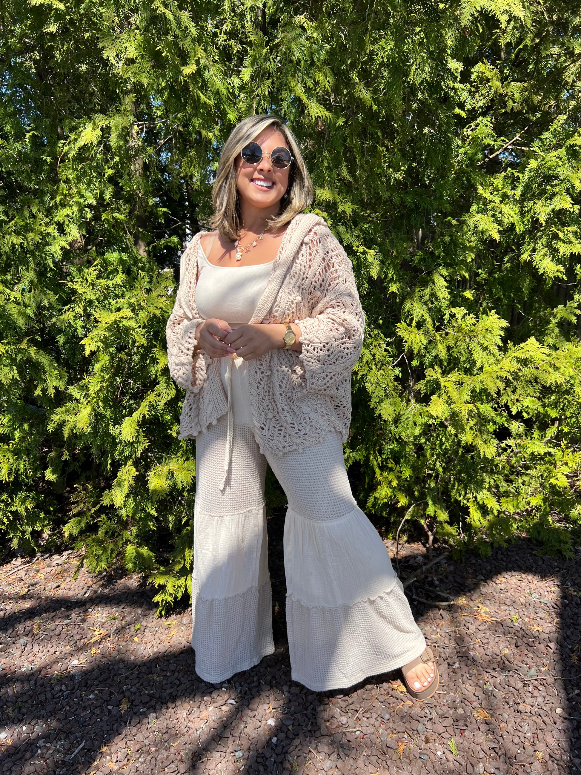 POL Boho Hooded Cardigan