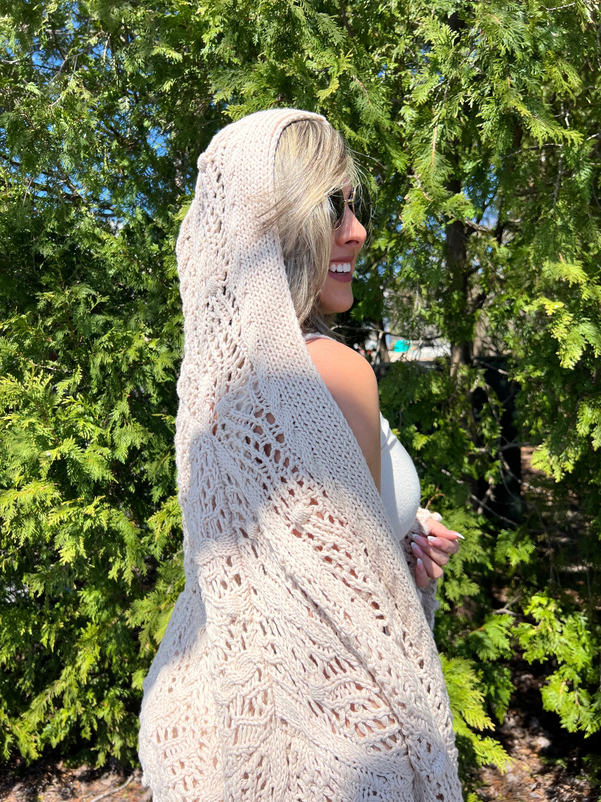POL Boho Hooded Cardigan