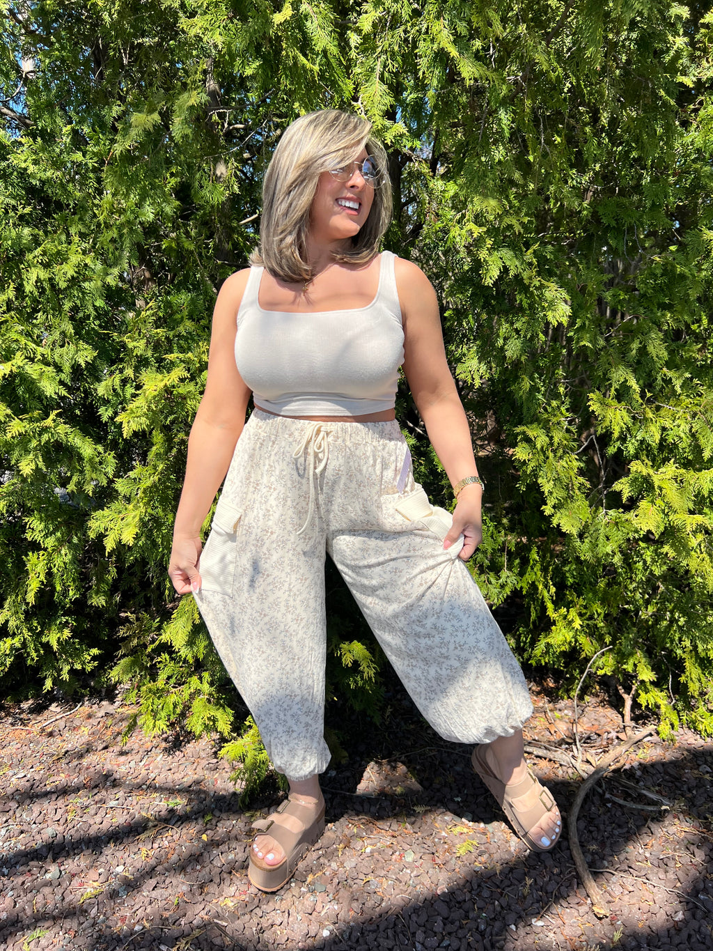 Floral Vintage Pants