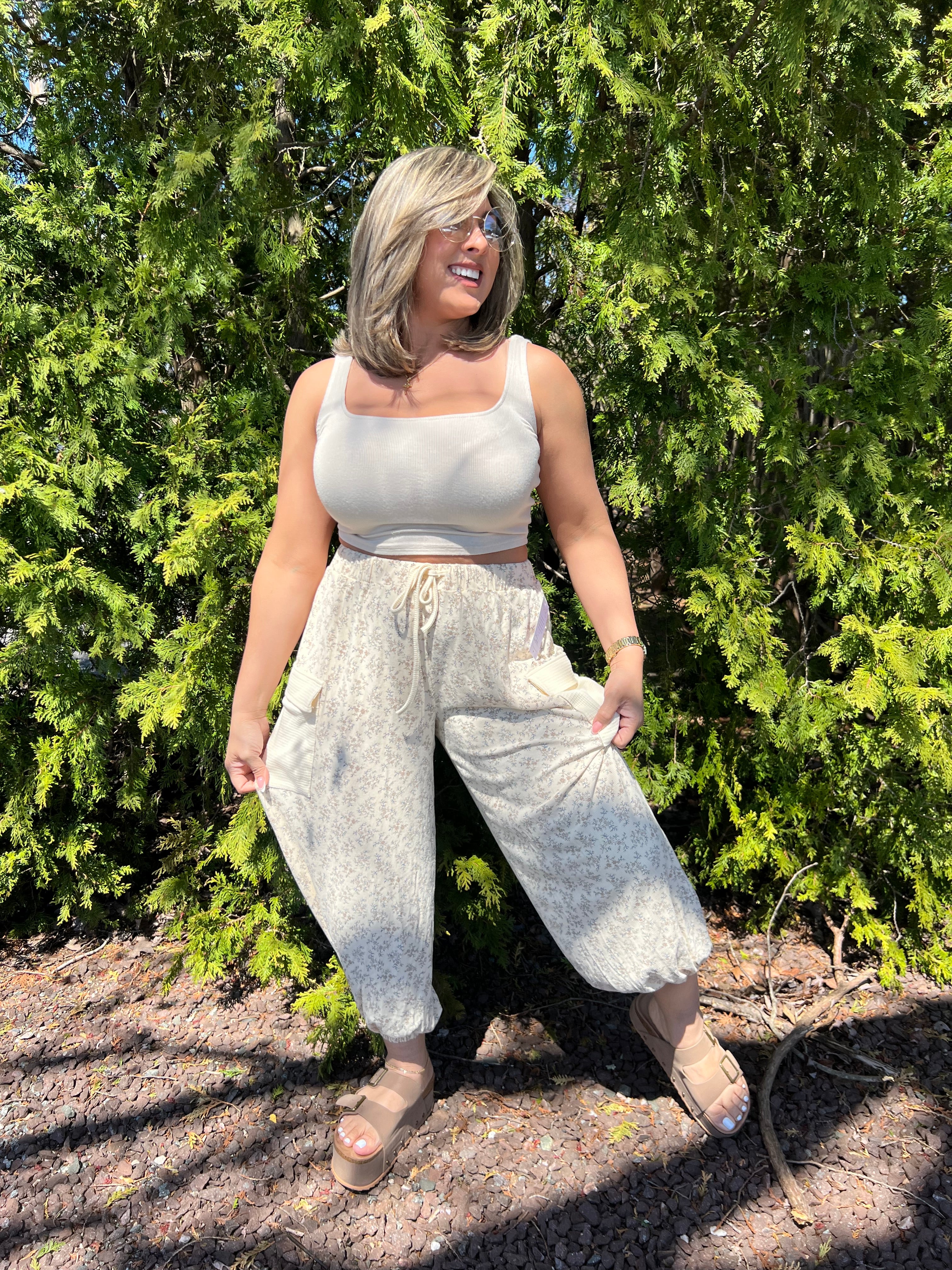 Floral Vintage Pants