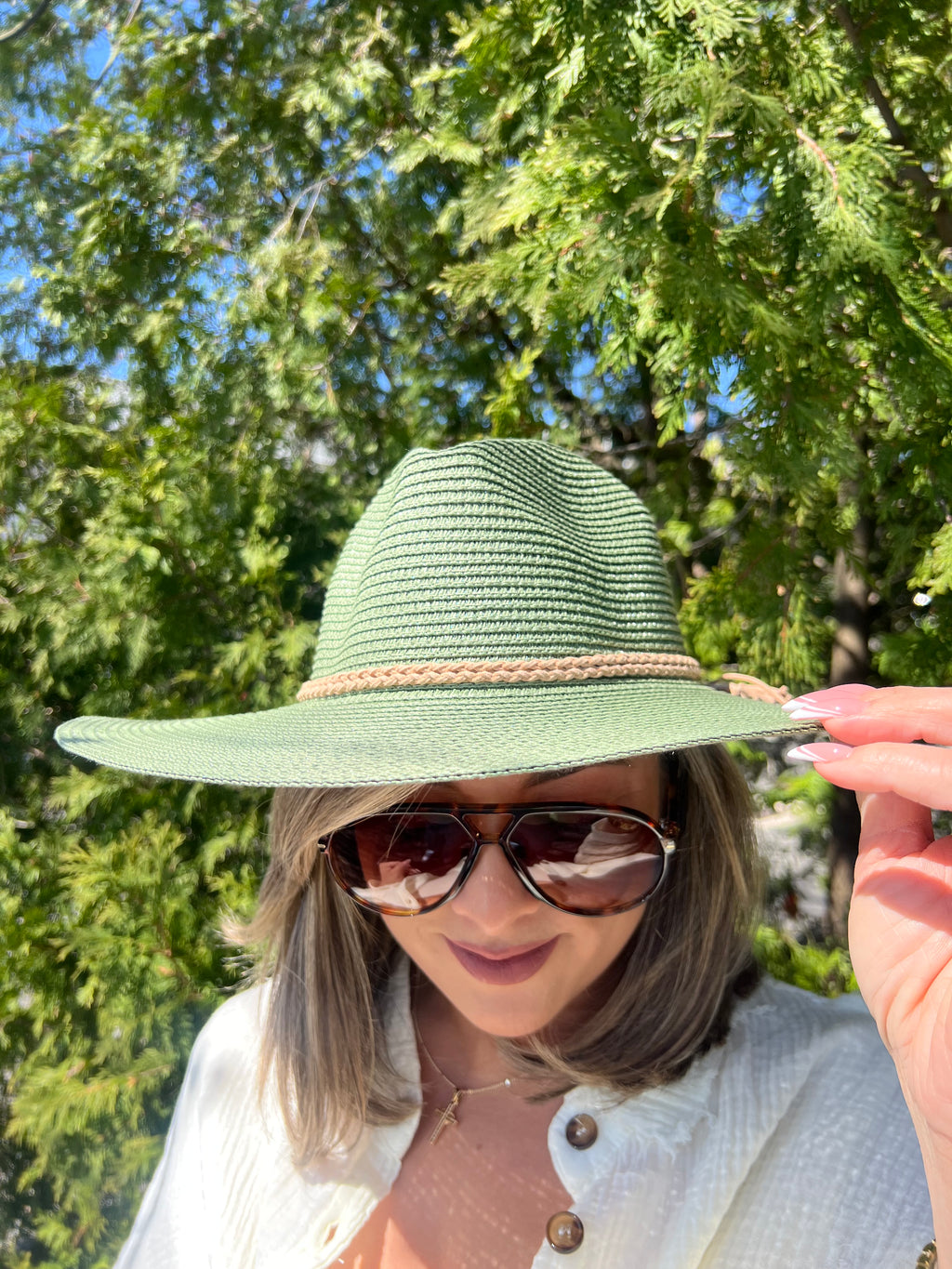 Green Sun Hat