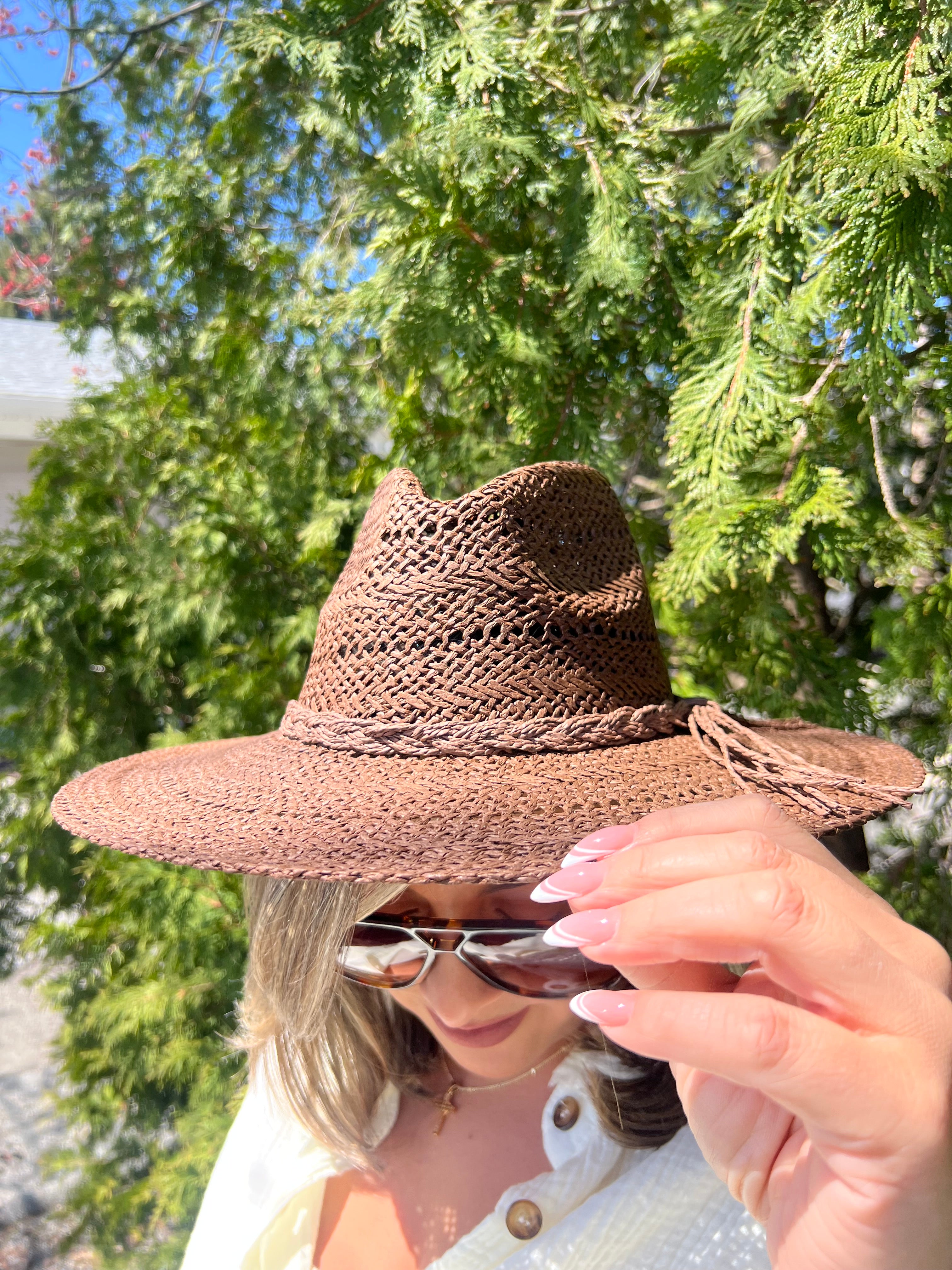 Brown Cowgirl Hat