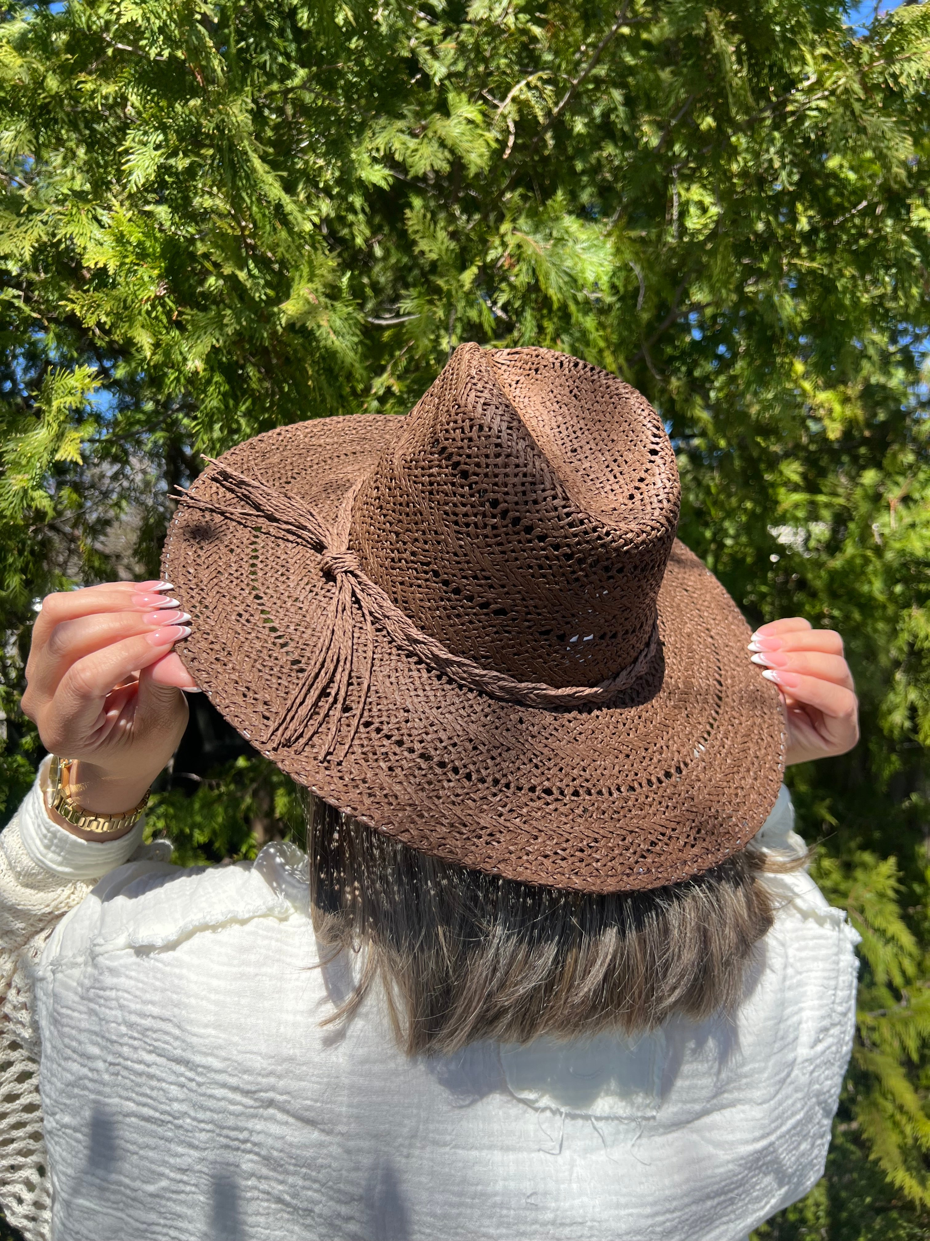 Brown Cowgirl Hat
