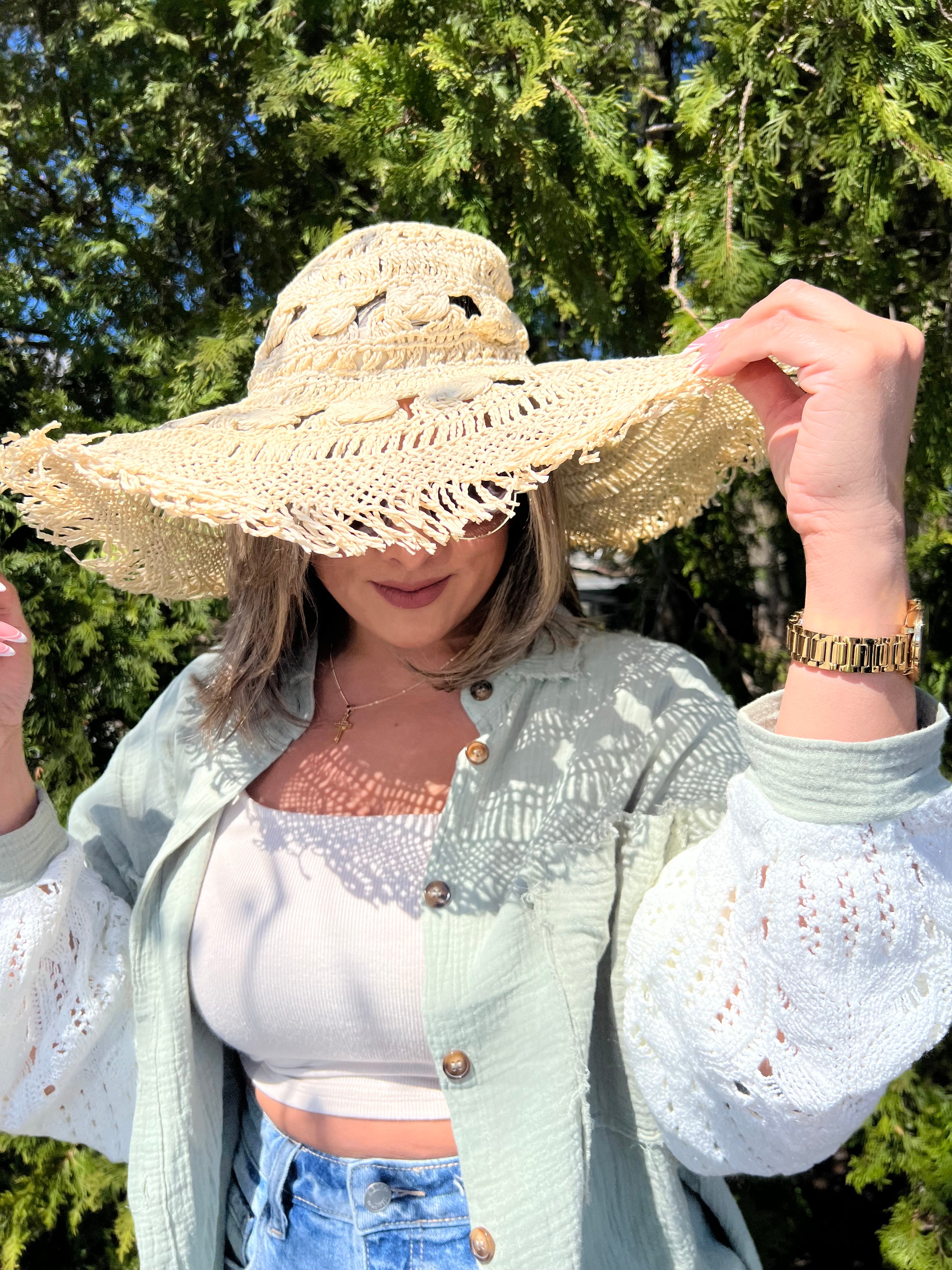 Light Beige Sun Hat