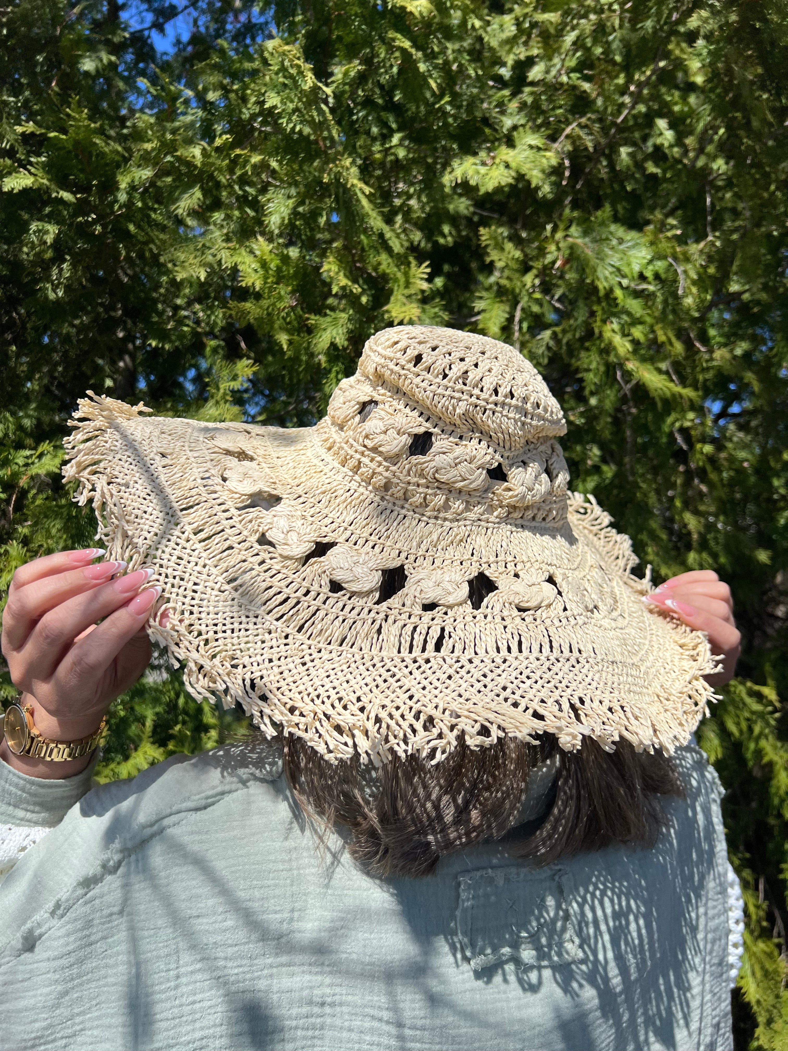 Light Beige Sun Hat