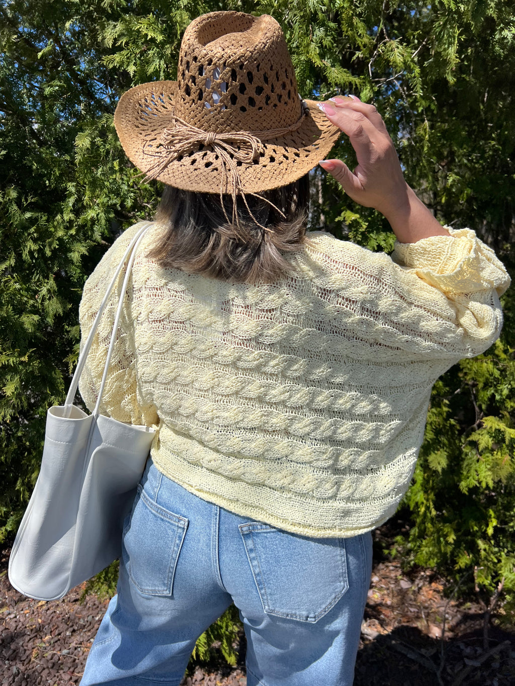 POL Yellow Long Sleeve Top