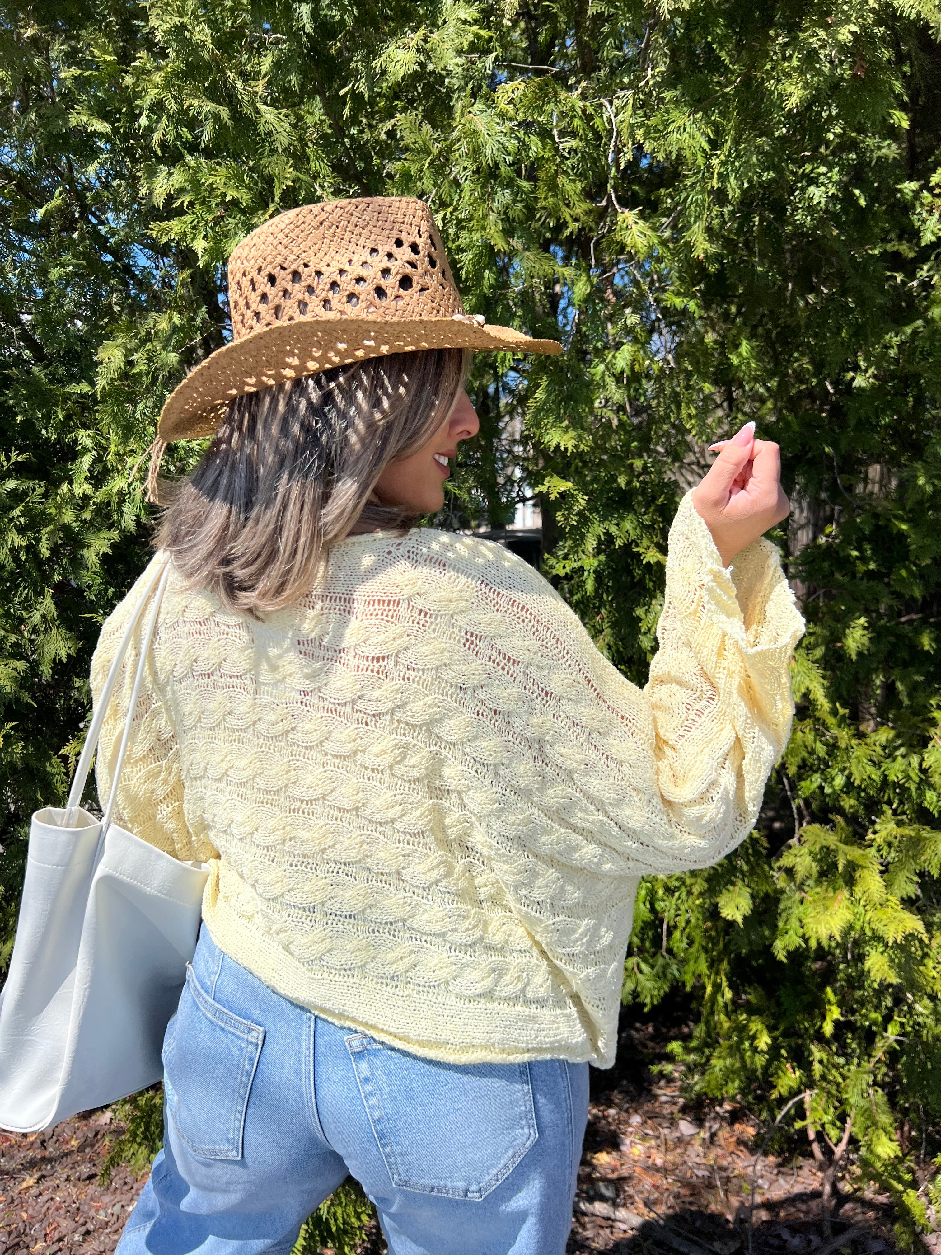 POL Yellow Long Sleeve Top