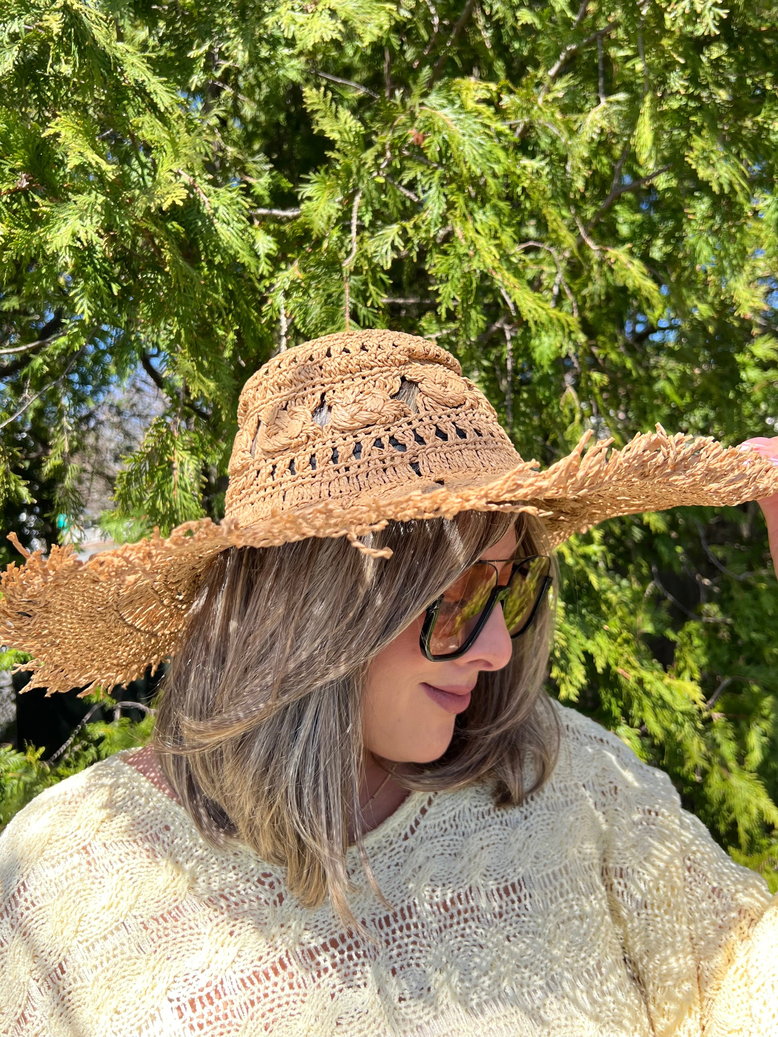 Tan Sun Hat