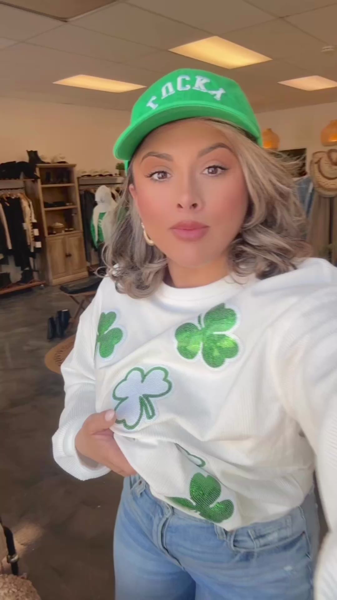 Corduroy St. Patty Must Have Pullover
